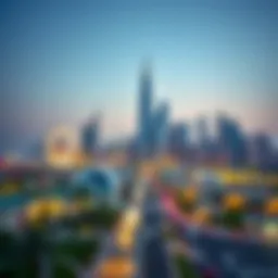 Stunning skyline of Sharjah