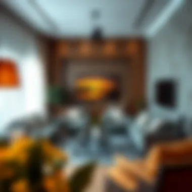 Cozy living room in an Al Karama apartment