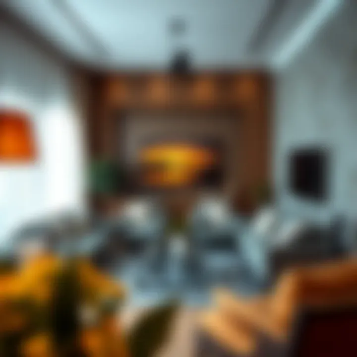 Cozy living room in an Al Karama apartment