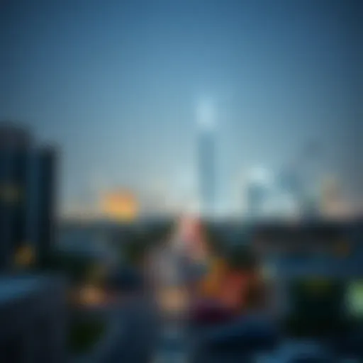 Stunning skyline view of Al Karama