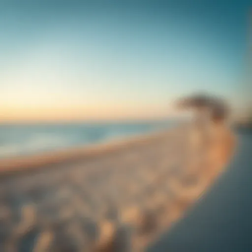 Tranquil View of Al Mamzar Beach Tranquil view of Al Mamzar Beach