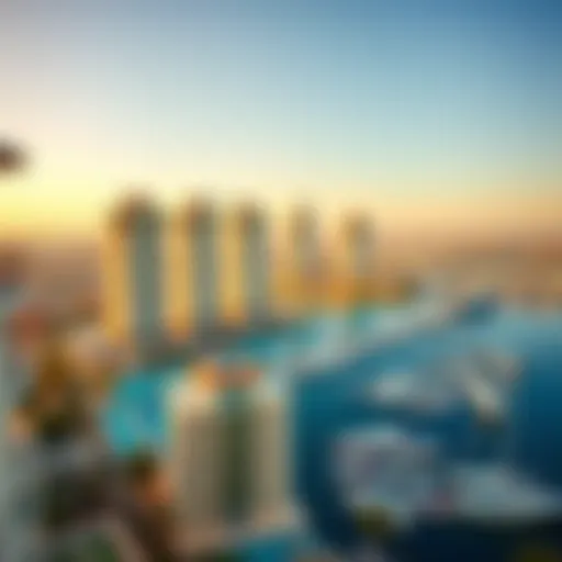 Aerial view of Al Maya showcasing luxury properties