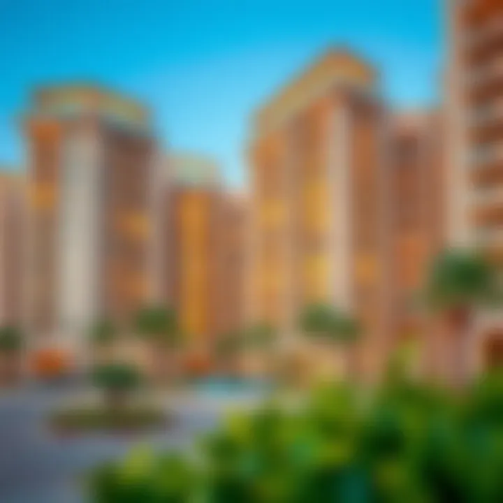 Modern architecture of Al Maya residential units