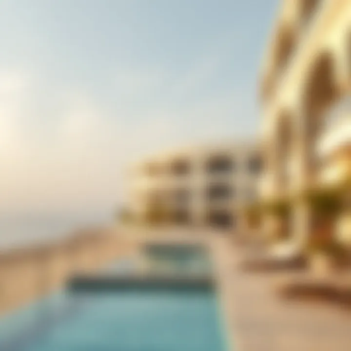 Luxurious beachfront properties along Al Nabat