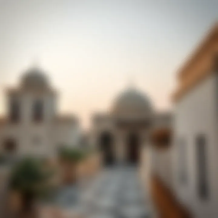 Historical landmarks in Al-Riqah illustrating the area's rich cultural heritage