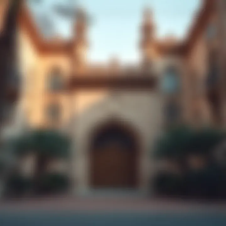 Cultural landmark in قرية العالميه highlighting architectural style