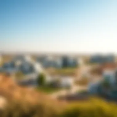 Scenic view of Aldar Reeman Living community showcasing modern architecture and lush landscapes