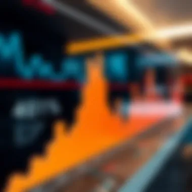 Graph displaying market trends and investment opportunities in the Dubai real estate sector