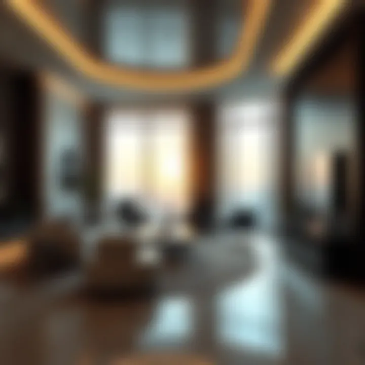 Modern Interiors of Dubai Properties Interior design showcasing modern properties in Dubai