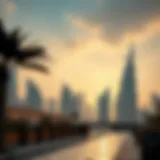 Stunning skyline of Dubai highlighting luxury real estate