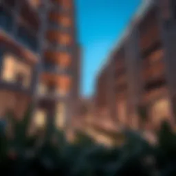 Modern apartment building in Liwan