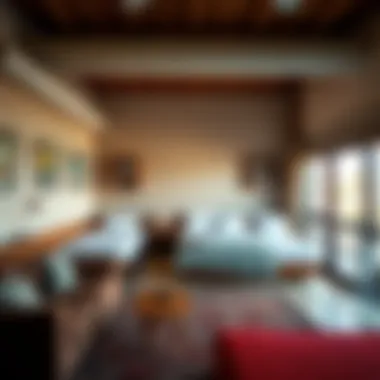 Shared Living Area Showcasing Bed Spaces Shared living area showcasing bed spaces