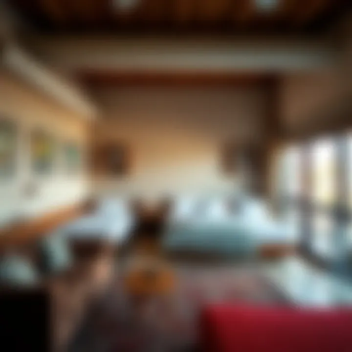 Shared Living Area Showcasing Bed Spaces Shared living area showcasing bed spaces