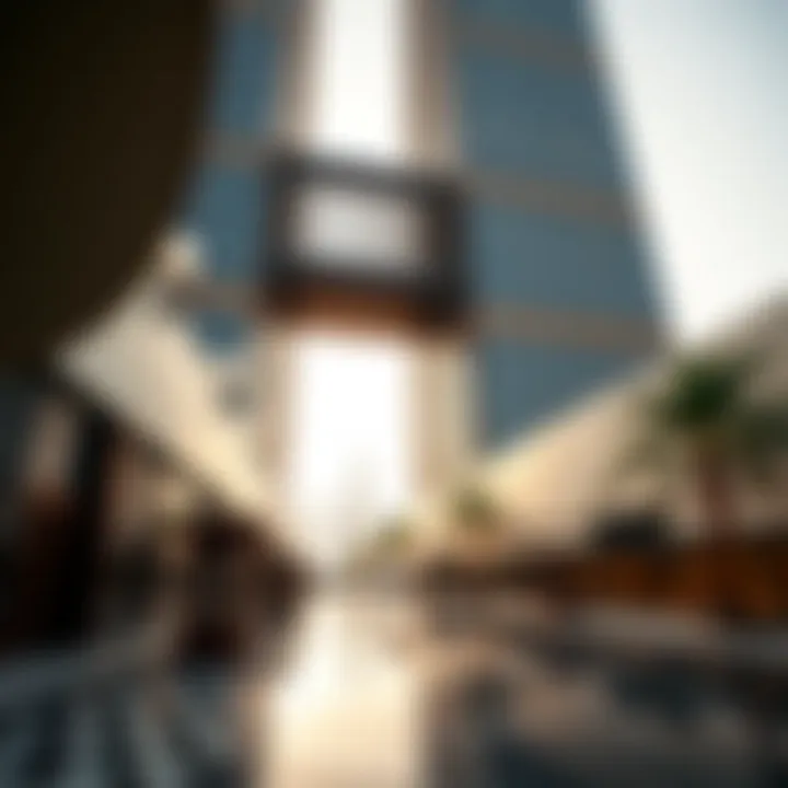 Architectural Perspective of the Binary Tower Stunning architectural perspective of the Binary Tower