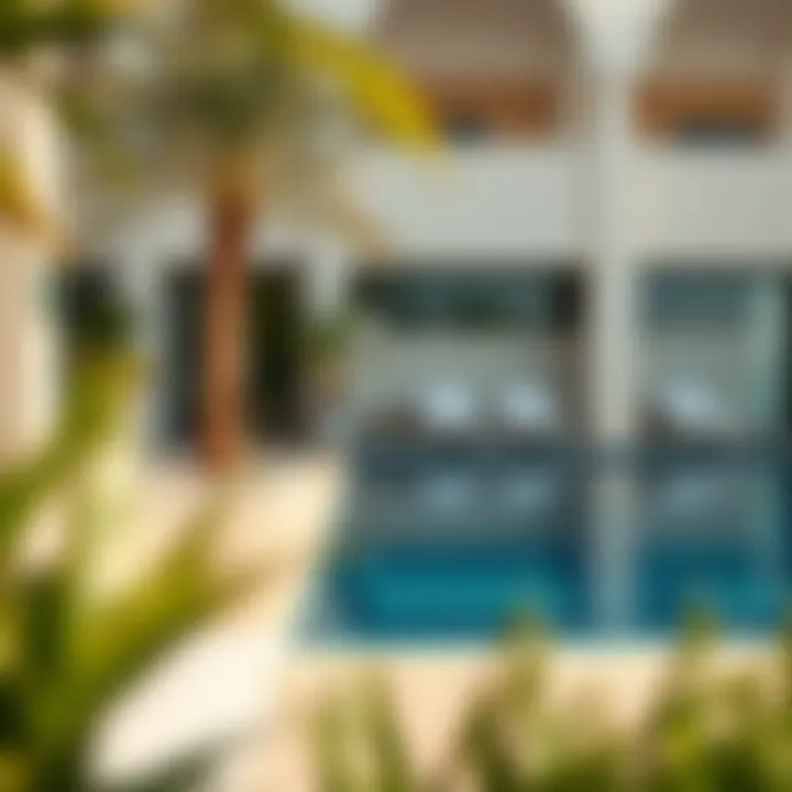 Inviting outdoor pool area at a BNBME holiday residence