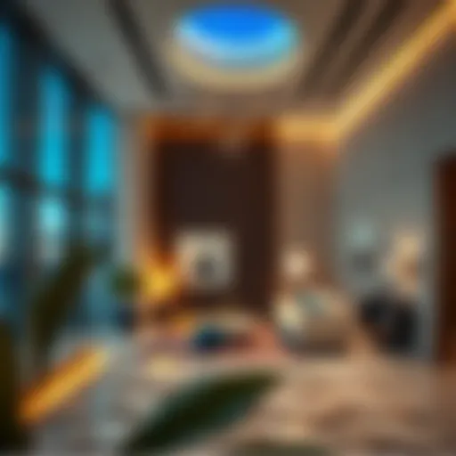 Contemporary Interior Design at مركز كلداري القصيص Interior view showcasing the contemporary design of مركز كلداري القصيص