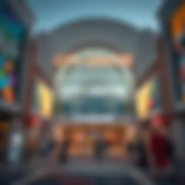 Exterior view of City Centre Deira with bustling entrance