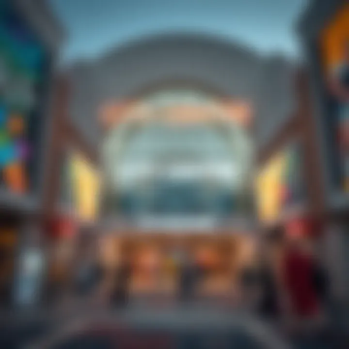 Exterior view of City Centre Deira with bustling entrance