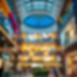 Interior view of City Centre Deira showcasing vibrant retail spaces