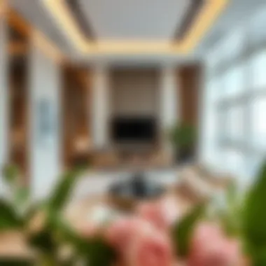 Interior design showcase of Coral Tower's luxurious living spaces