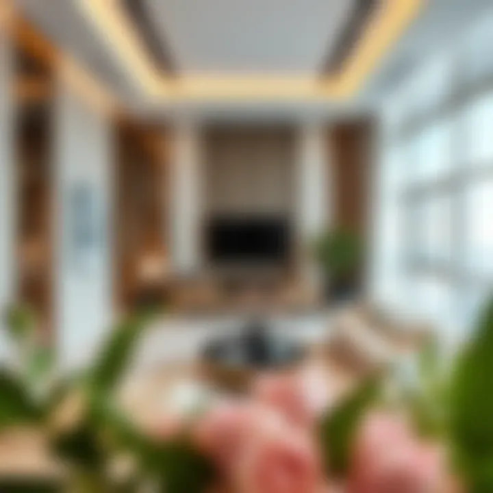 Interior design showcase of Coral Tower's luxurious living spaces