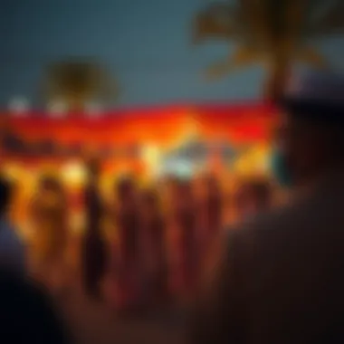 Celebration of Emirati Festivals A vibrant celebration during a local festival in the UAE
