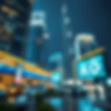 Innovation and Technology in Dubai Commercity Representation of innovative technologies fostering growth within Dubai Commercity