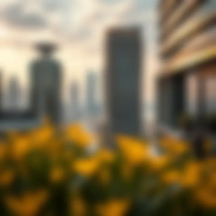 Investment opportunities illustrated through modern developments on Dubai World Map Island