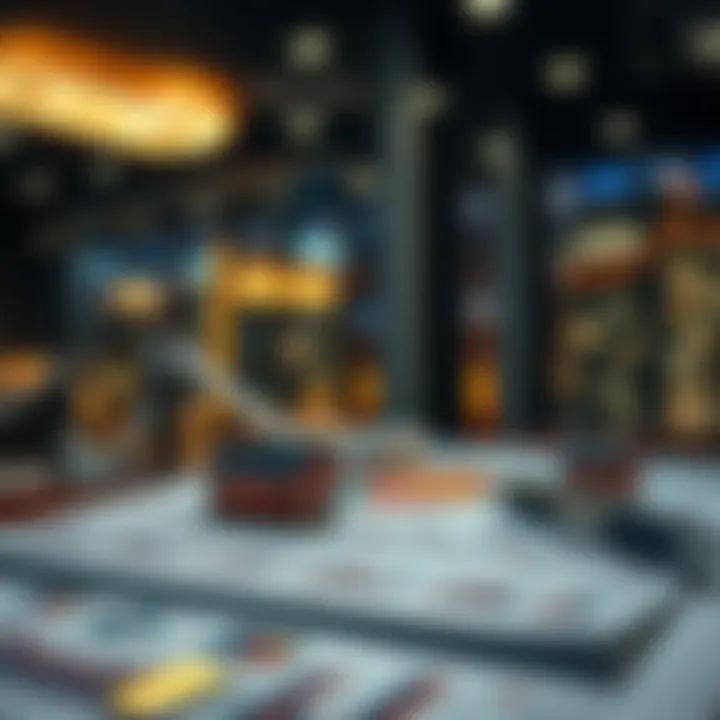 A close-up view of property investment options and market analysis