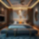 A Modern Executive Bed Space Luxurious executive bed space showcasing modern amenities