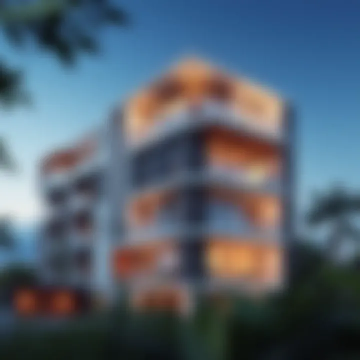 Modern residential building in Executive Heights