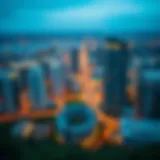 Panoramic view of Executive Heights