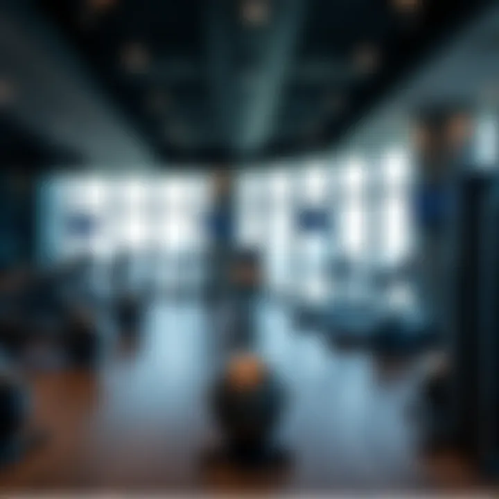 Modern amenities in Executive Towers gym