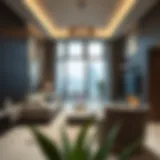 Modern family apartment interior in Dubai