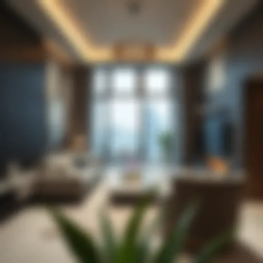 Modern family apartment interior in Dubai