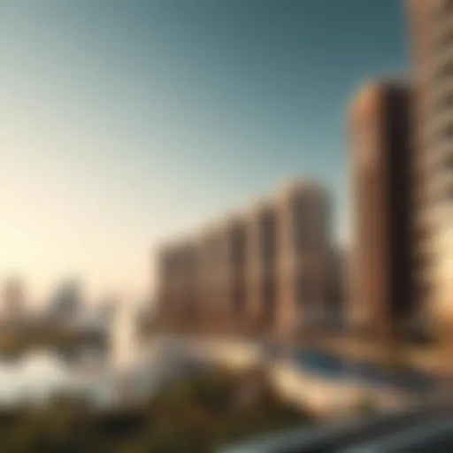 Stunning Skyline of Fountain View A stunning skyline view of Fountain View showcasing modern architecture