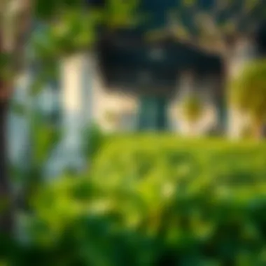 Lush greenery in the Green Community