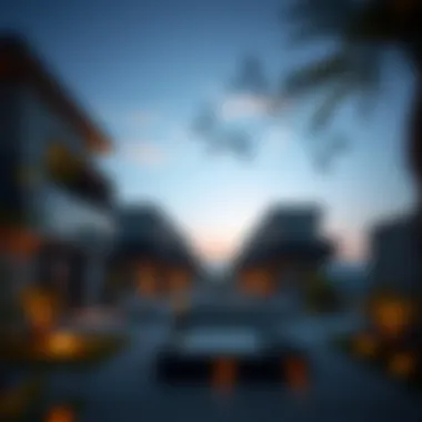 Modern residential architecture in Dubai