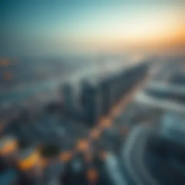 Future Developments in Jebel Ali Aerial view of upcoming developments and construction projects in Jebel Ali