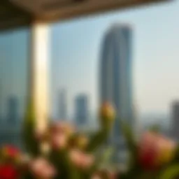 Stunning view of Churchill Tower's architectural elegance