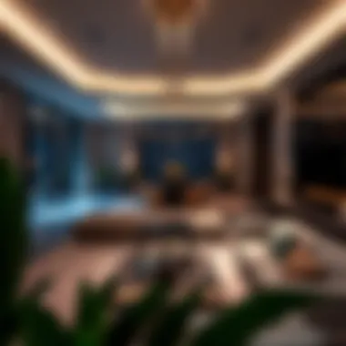 Luxurious living amenities inside Luna Residence