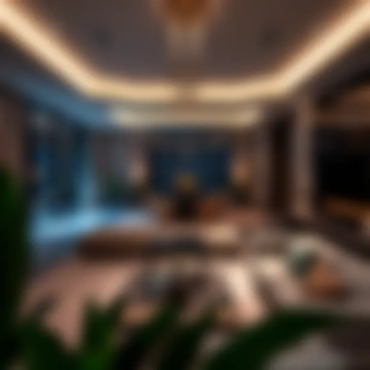 Luxurious living amenities inside Luna Residence