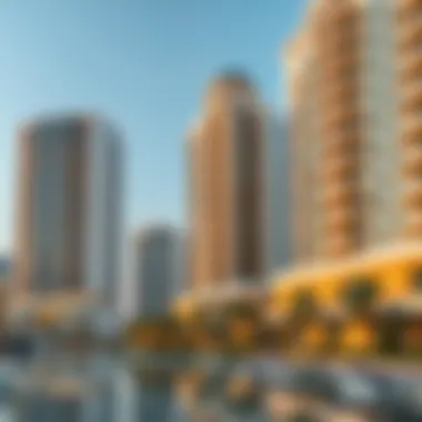 Architectural design of Marina Shores residential buildings