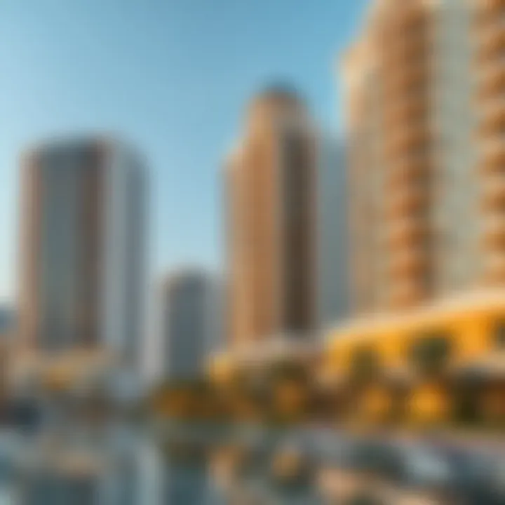 Architectural design of Marina Shores residential buildings