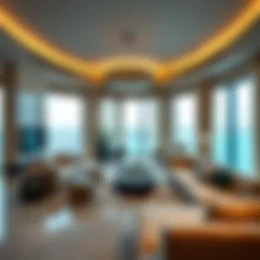 Luxury Interior of Marina Terrace Luxurious living spaces inside Marina Terrace