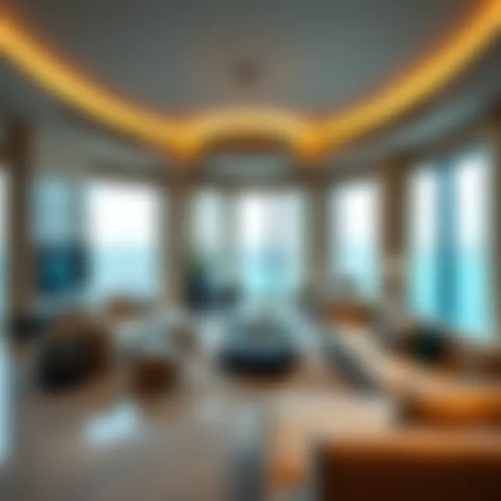 Luxury Interior of Marina Terrace Luxurious living spaces inside Marina Terrace