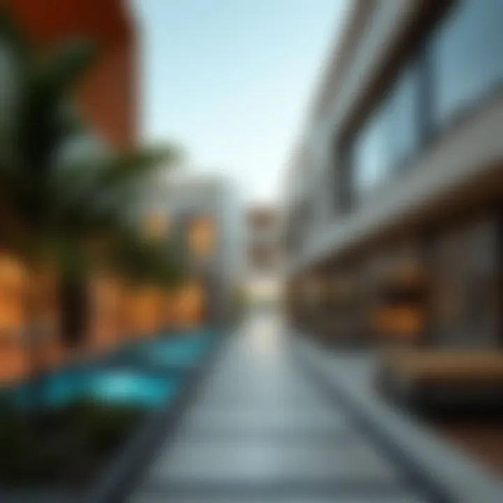 Modern architecture of properties in مرسا البطين