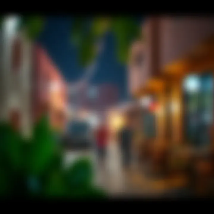 Charming views of Al Nahda showcasing vibrant community life