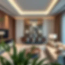 Elegant living space showcasing Morya luxury apartments