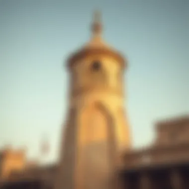 Traditional wind tower architecture in Old Dubai